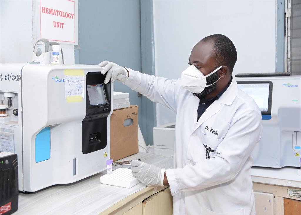 Doctor with child patient